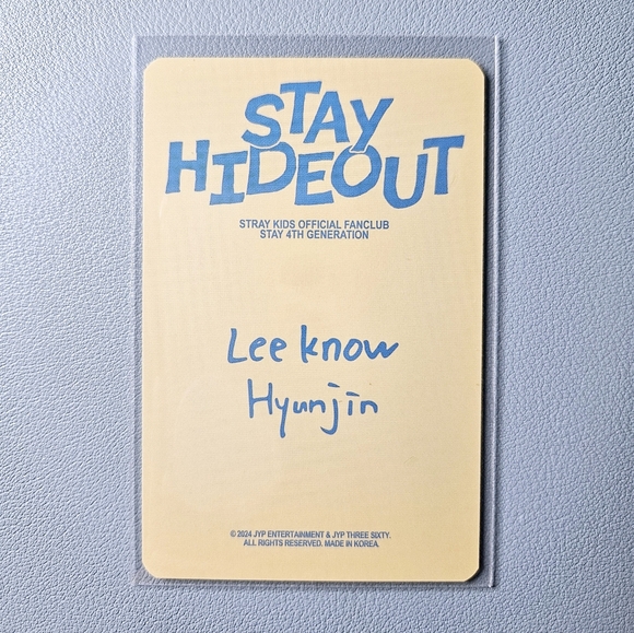 Stray Kids Unit Photocard Leeknow & Seungmin - Picture 2 of 2